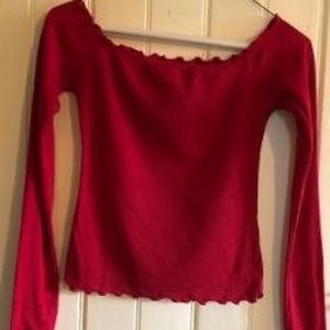 Lettuce-edge Long Sleeve Shirt